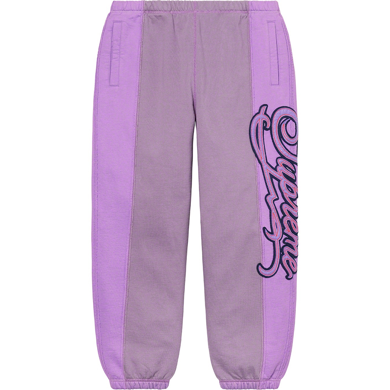 Paneled Script Sweatpant view 8